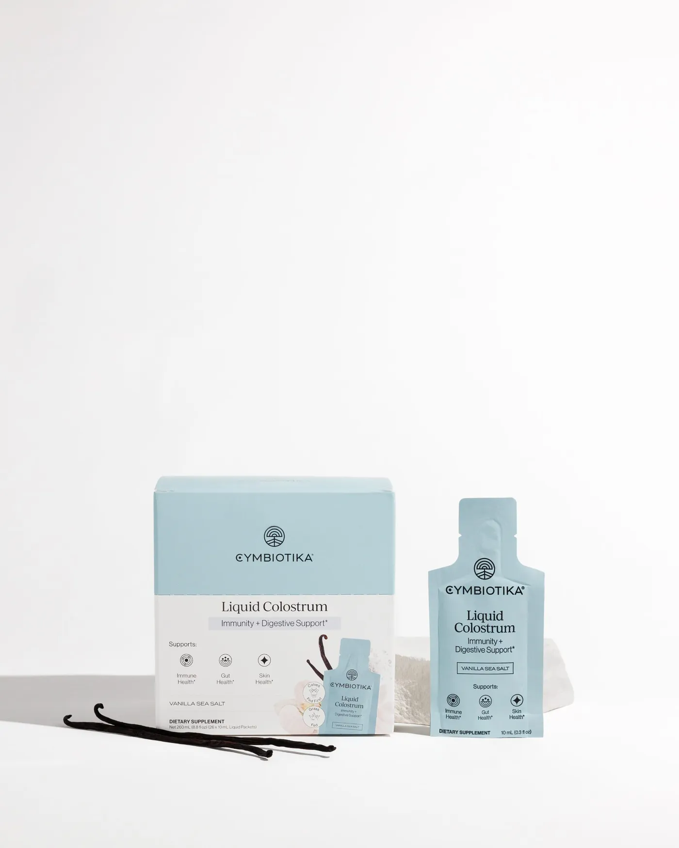 Colostrum box and packet