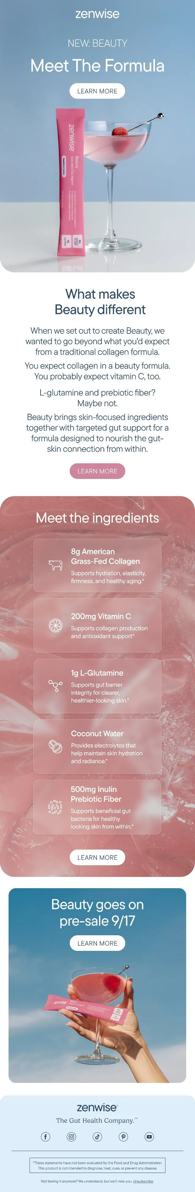 Email: New: Beauty, meet the formula