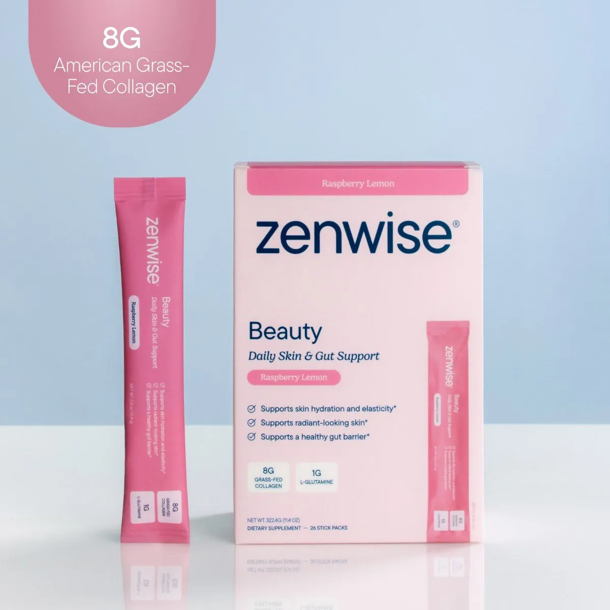Beauty box and stick, 8g collagen