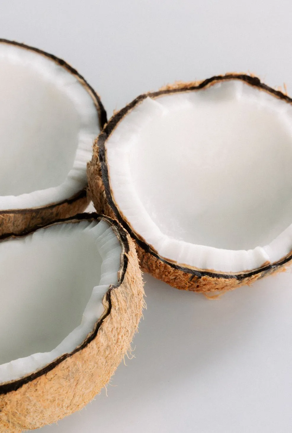 Coconut halves